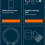 Patrone,crijeva,regulatori tlaka,spojevi crijeva